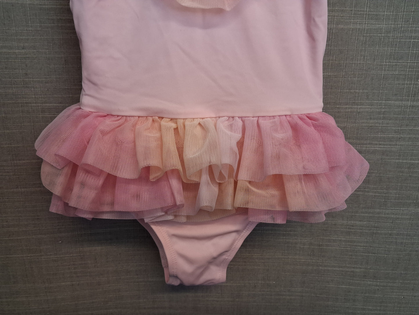 Angels Face Girls Pink Ruffle Swimsuit One Piece Age 5-6 Years