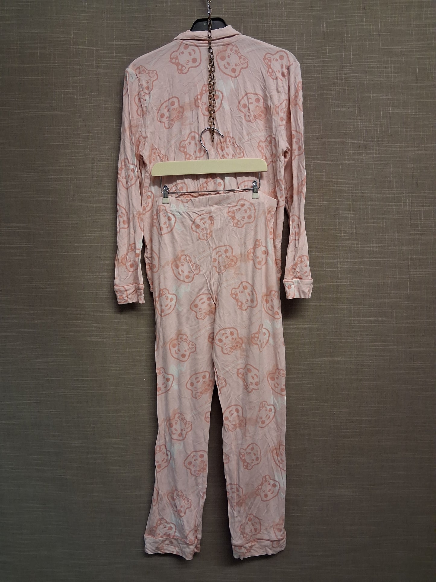 George Girls "Pudsey" Children in Need Pyjamas PJs Set 2 Piece Pink Age 9-10 Years