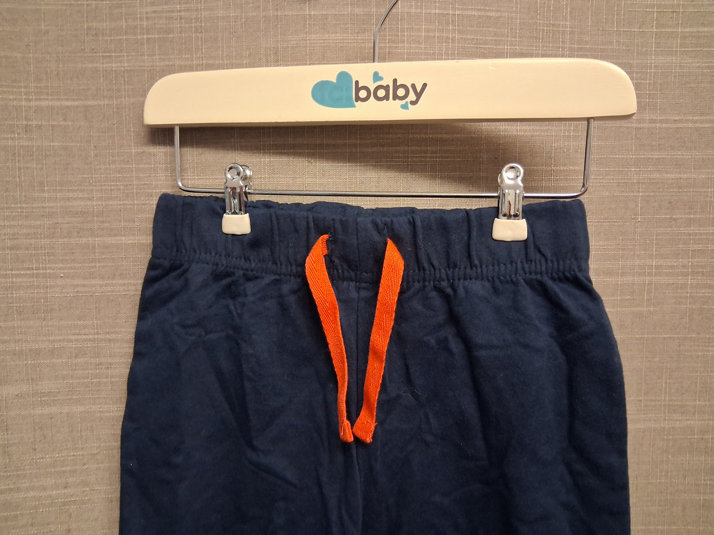Disney Primark Mickey Mouse Navy Jersey Jogger Shorts Age 12-18 Months