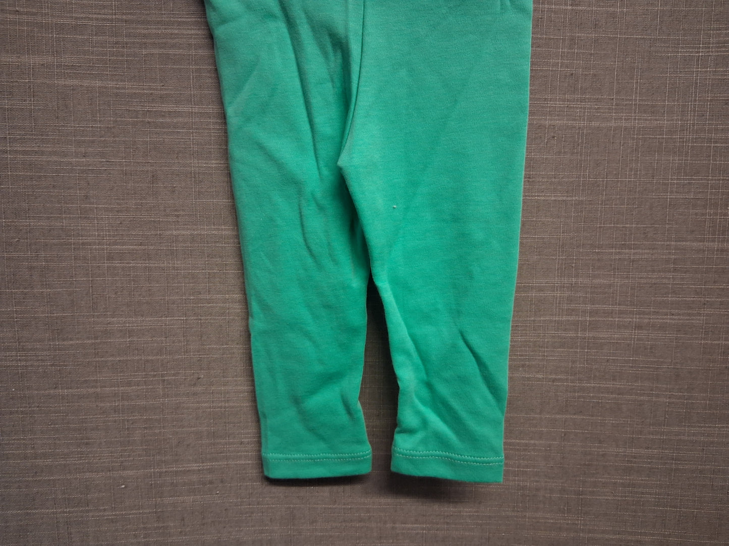 Next Girls Green Jersey 100% Cotton Leggings Age 9-12 Months