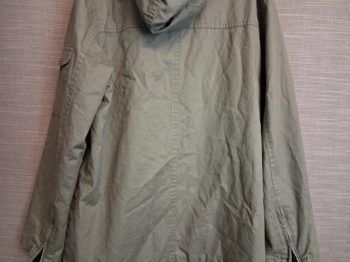 Primark Girls Khaki Parka Style Coat Jacket Age 13-14 Years