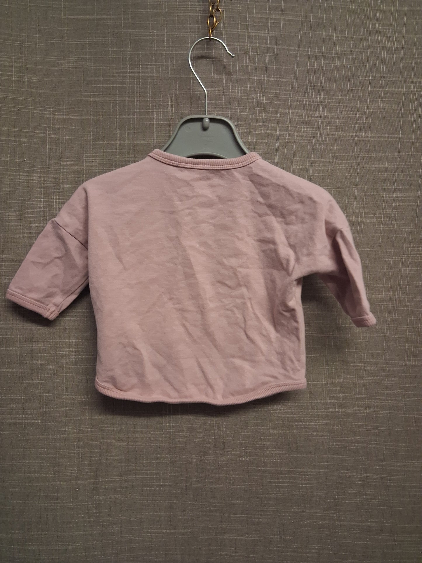 Next Girls Pink Panda Long Sleeve T-Shirt Age 0-3 Months