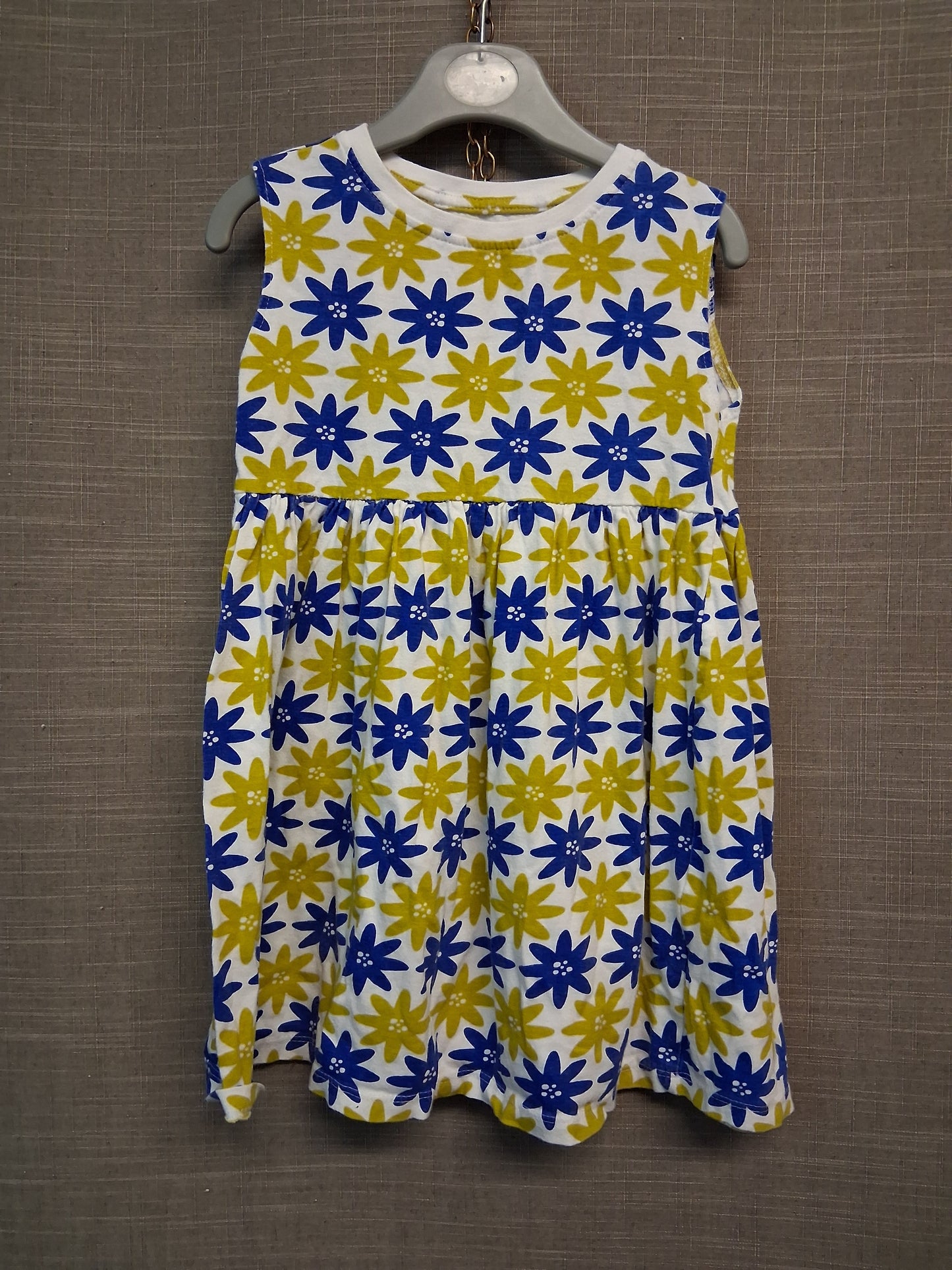 Hullabaloo Girls Green Blue Sleeveless Sundress Age 5-6 Years