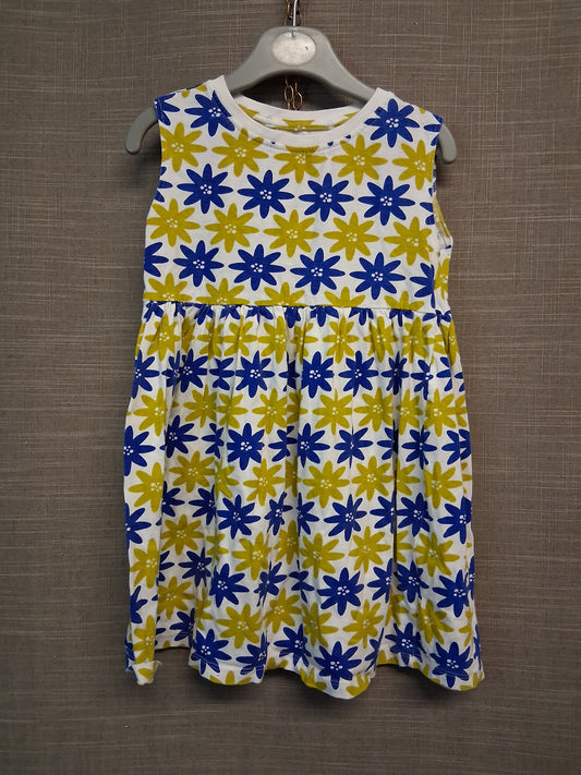Hullabaloo Girls Green Blue Sleeveless Sundress Age 5-6 Years
