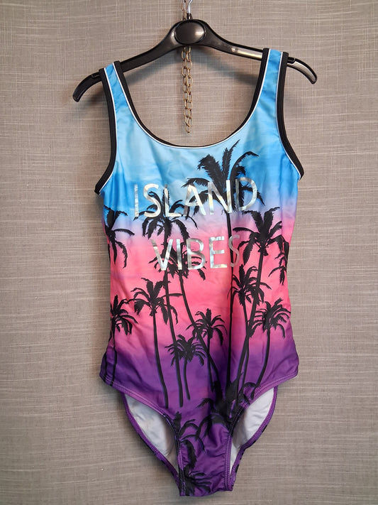 Miss Evie Girls Swimsuit One Piece Multicolour Age 13-14 Years