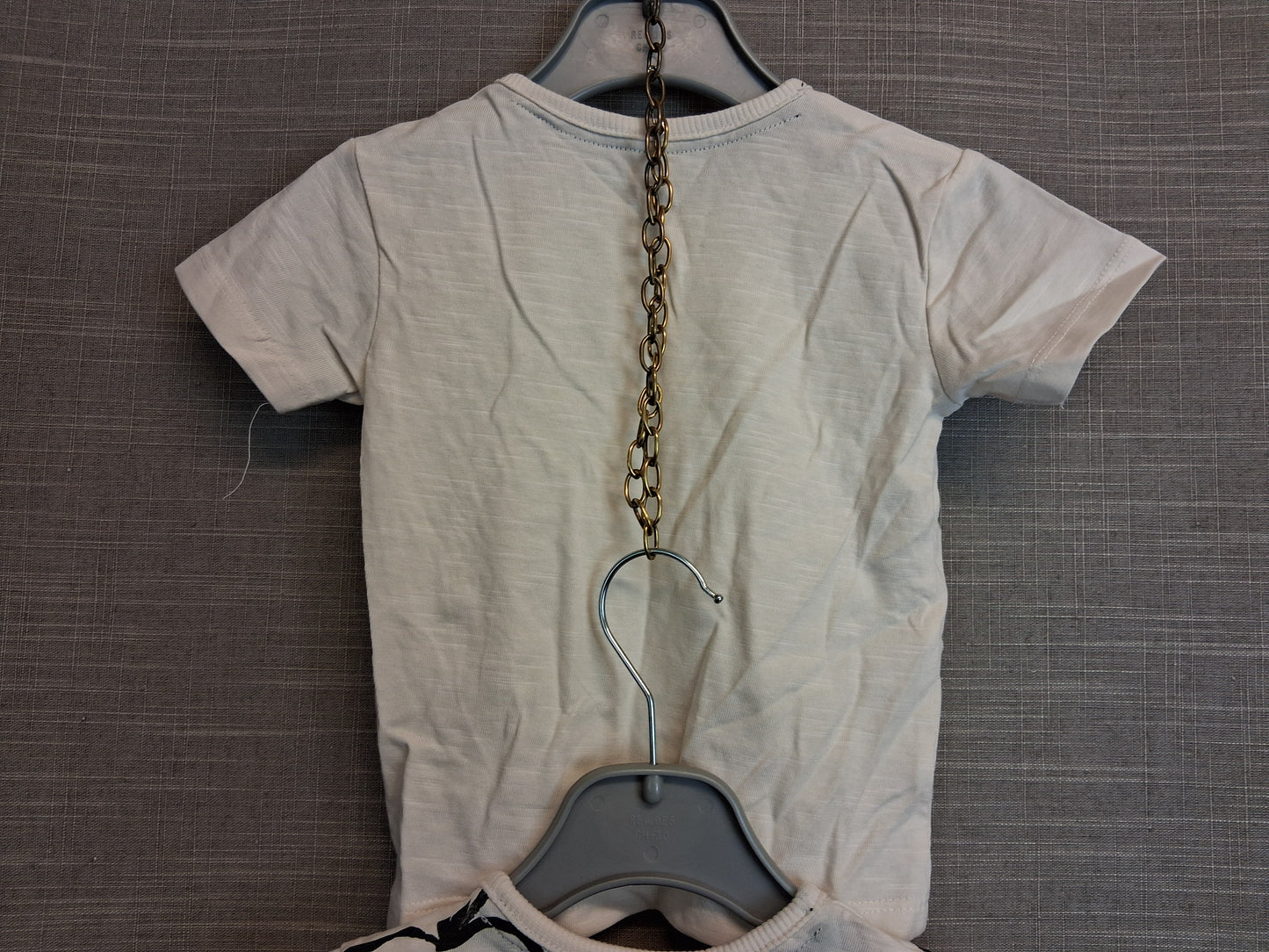 George Boys Twin Pack Beige T-Shirt Age 3-6 Months