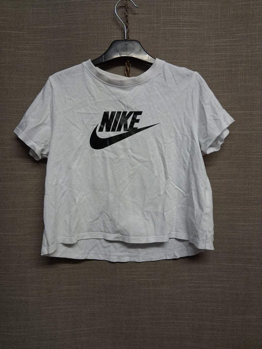 Nike Girls White Spellout Short Sleeve T-Shirt Age 11-12 Years
