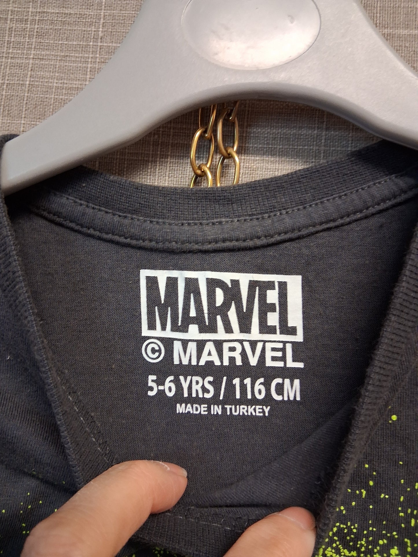 Marvel Boys The Hulk Grey Long Sleeve T-Shirt Age 5-6 Years