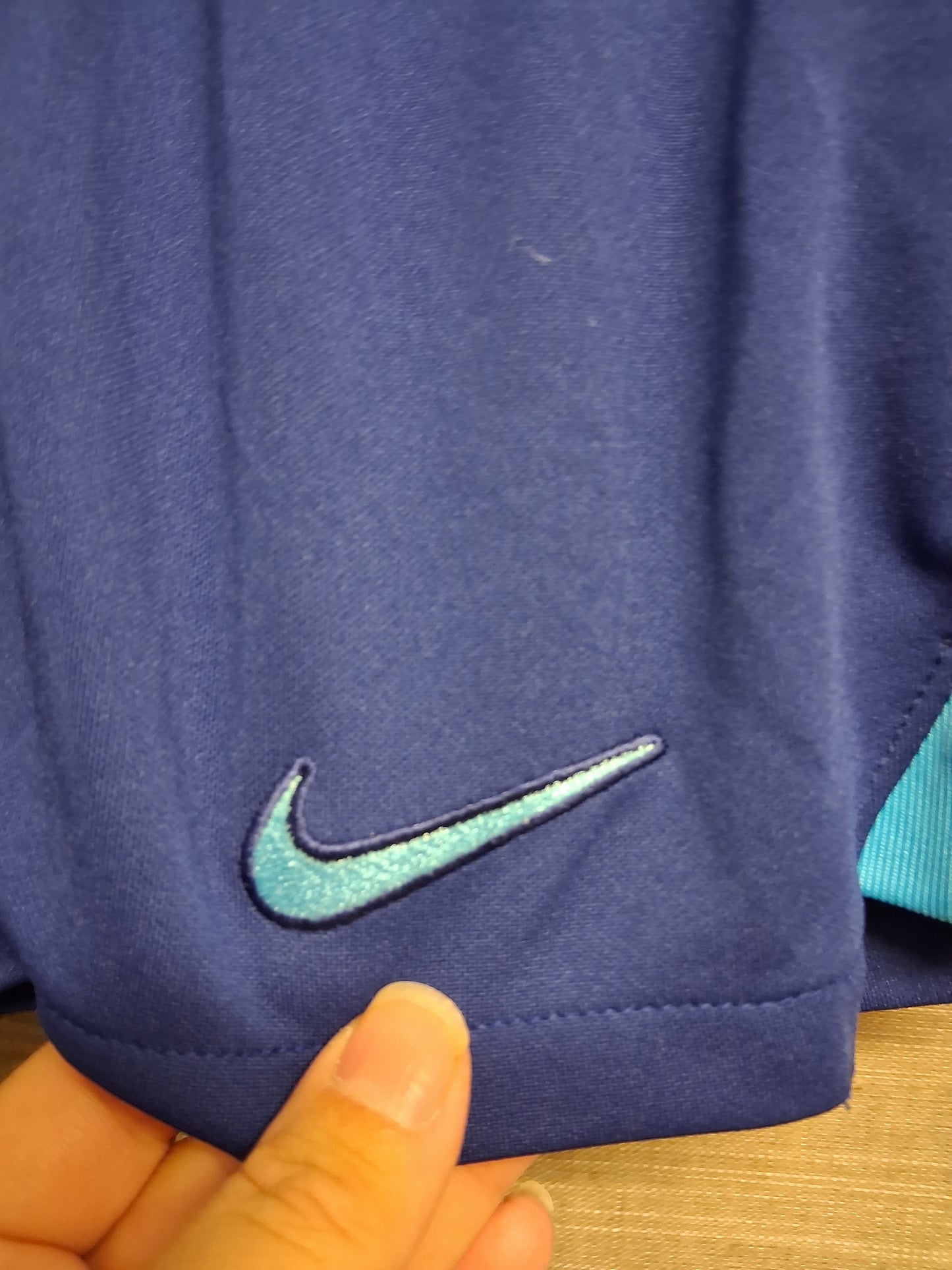 Nike England Blue Football Shorts Age 6-7 Years