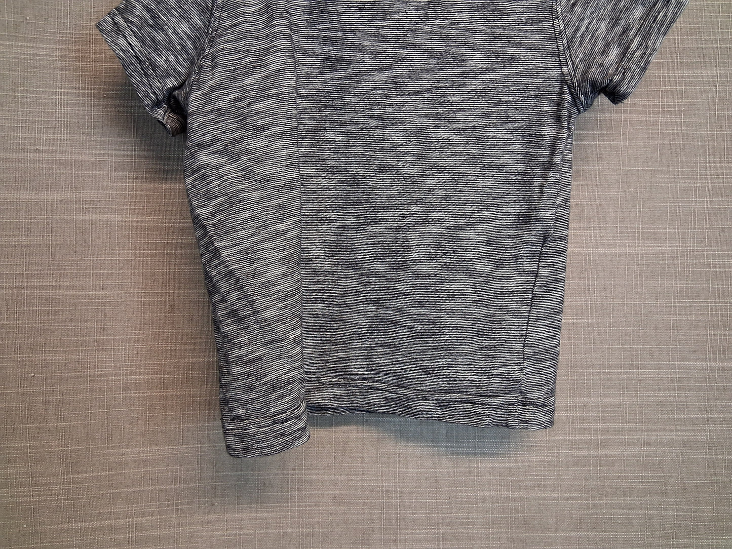 Nutmeg Boys Grey Striped T-Shirt Age 9-12 Months