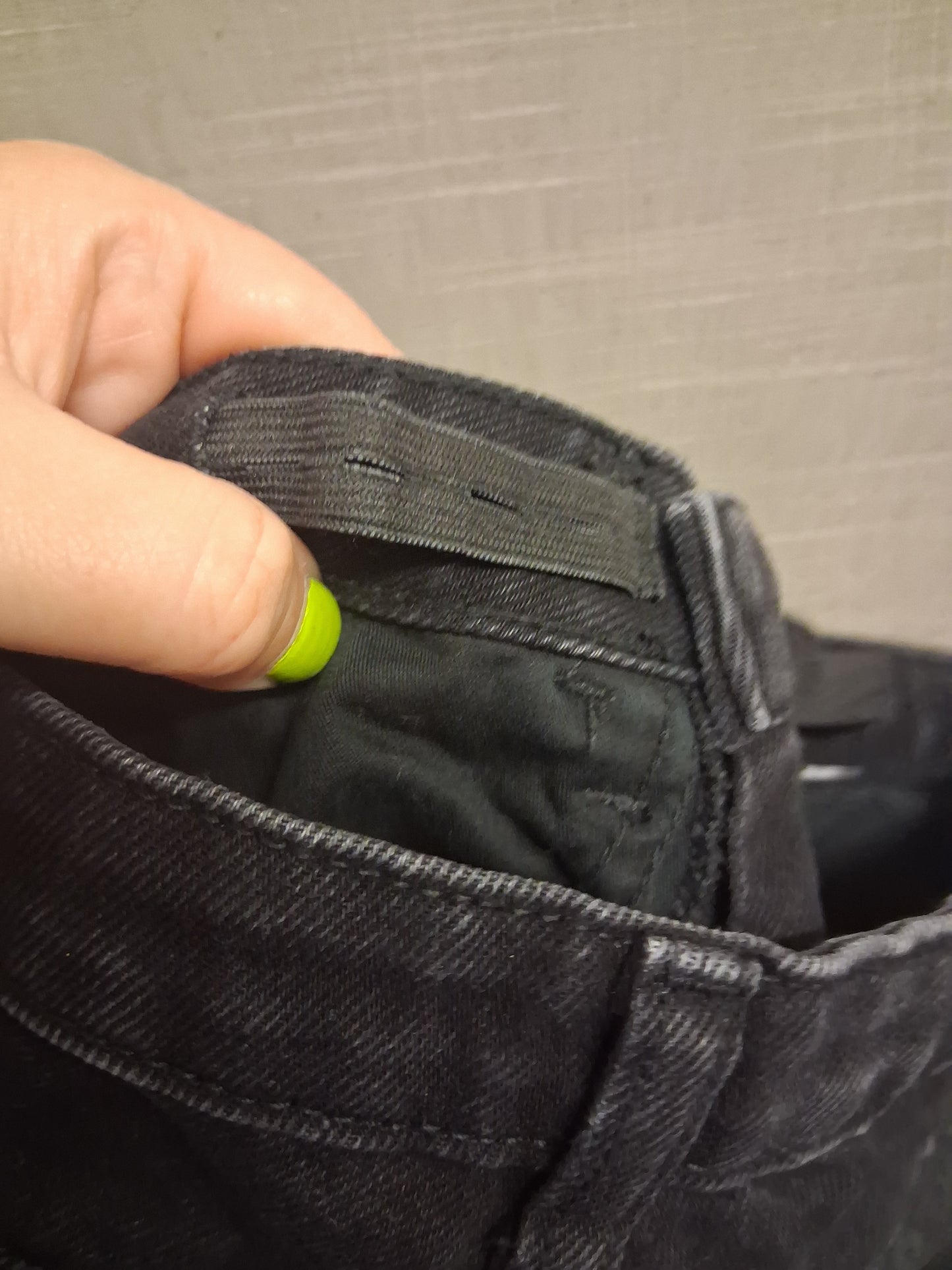 Primark Black Denim Mom Shorts Age 13-14 Years