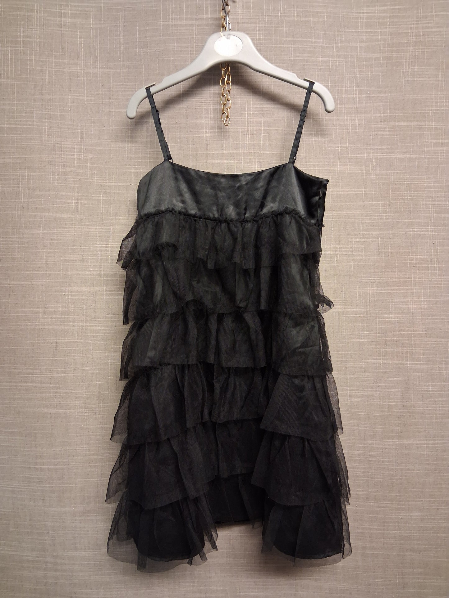 GAP Girls Black RaRa Dress Age 6-7 Years