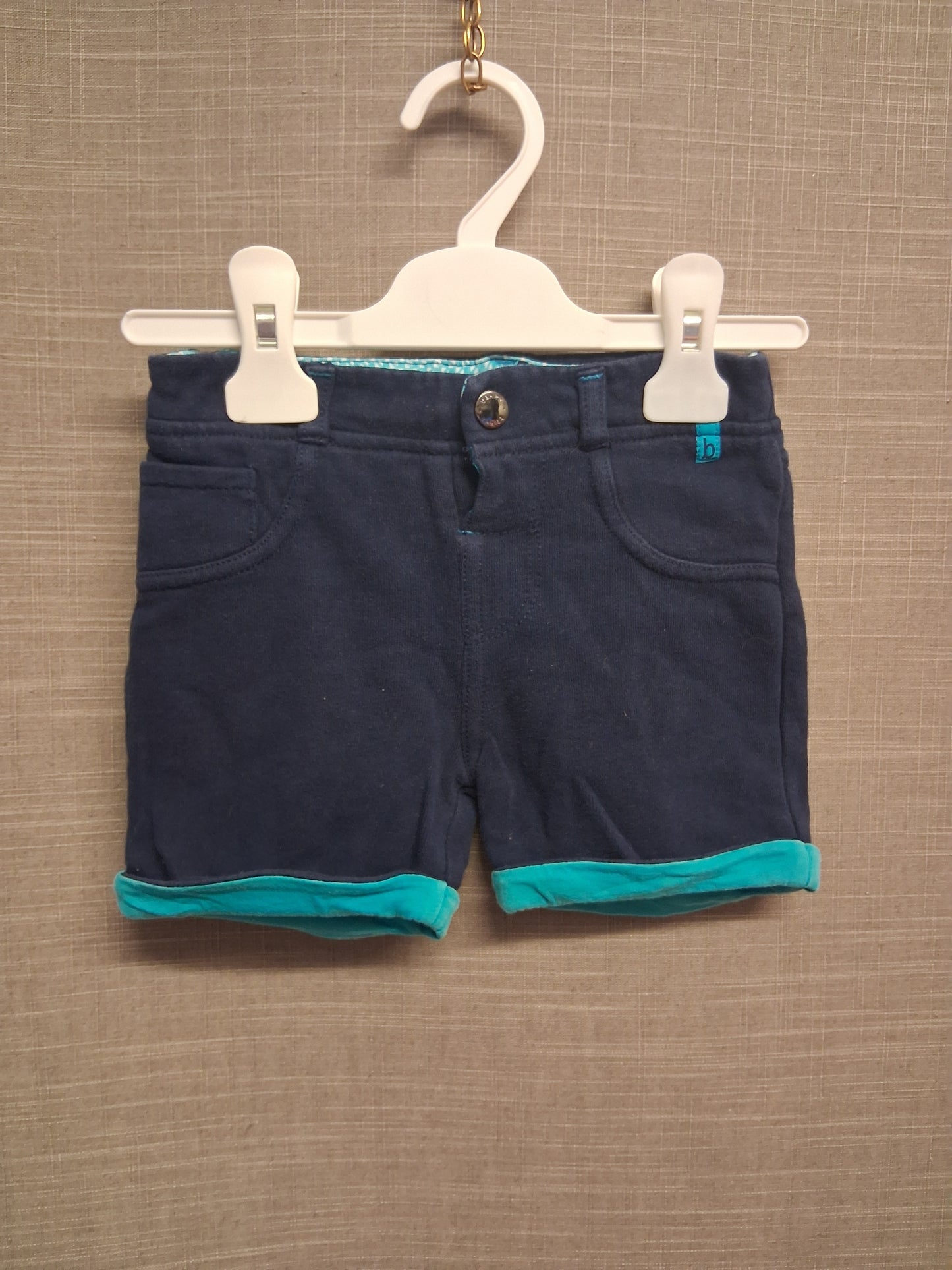 Ted Baker Shorts Boys Navy Jersey Smart Age 12-18 Months