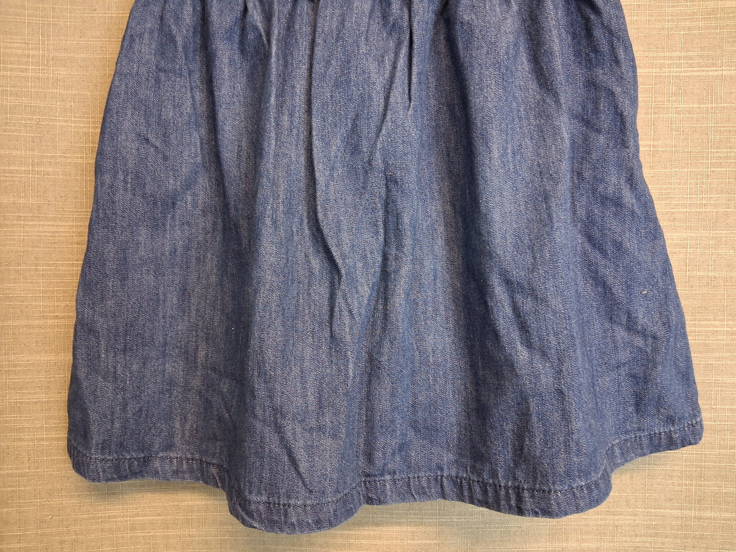 Next Girls Blue Denim Skirt Age 7-8 Years New