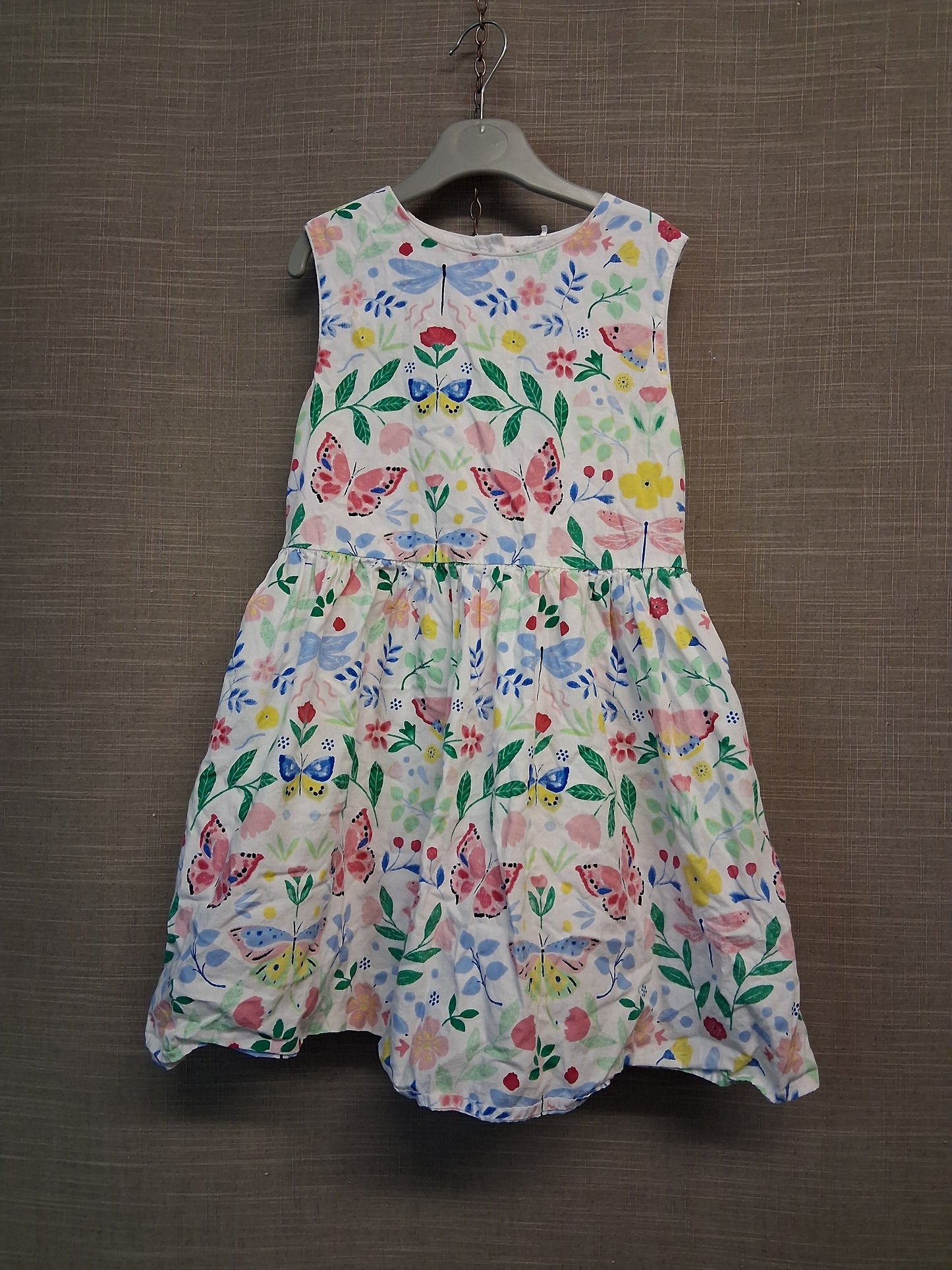 Nutmeg Girls Floral A Line Summer Dress Age 6-7 Years