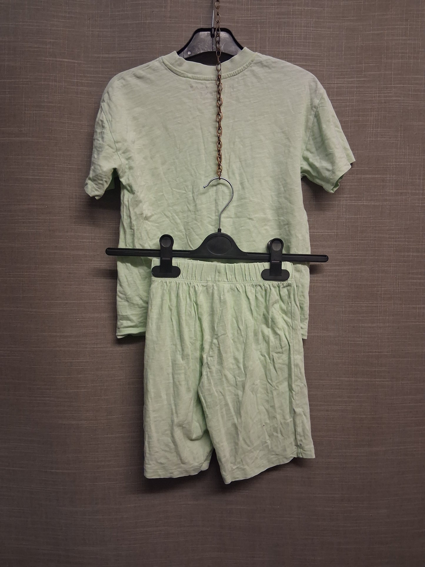 Next Boys Green 2 Piece PJs Pyjamas Set Age 3-4 Years Loose Fit