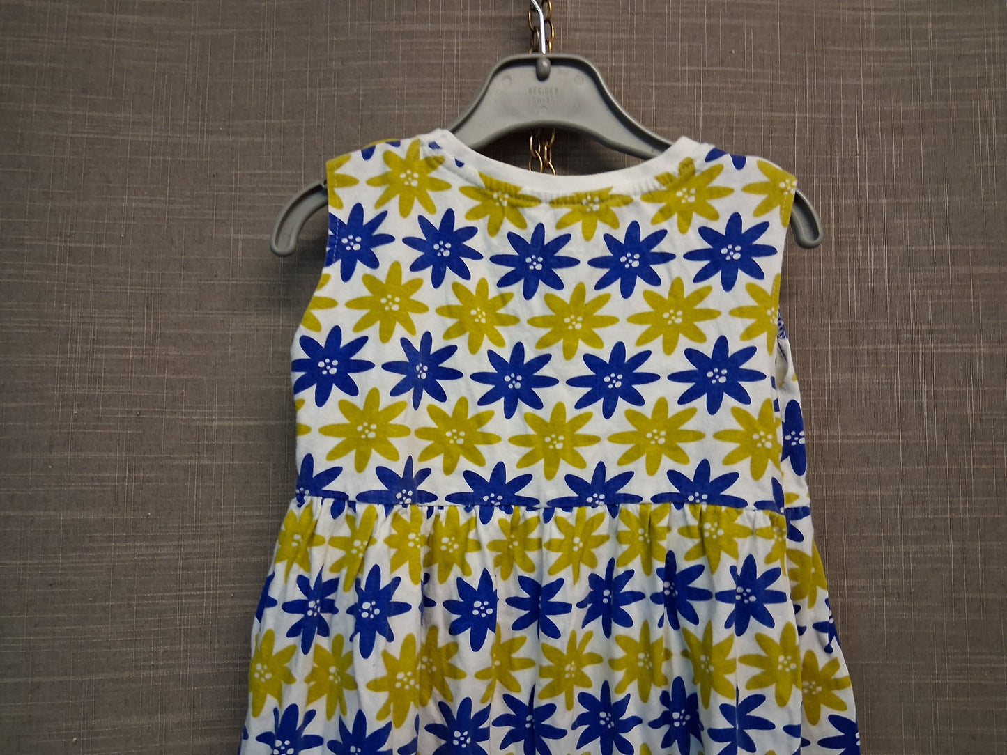 Hullabaloo Girls Green Blue Sleeveless Sundress Age 5-6 Years