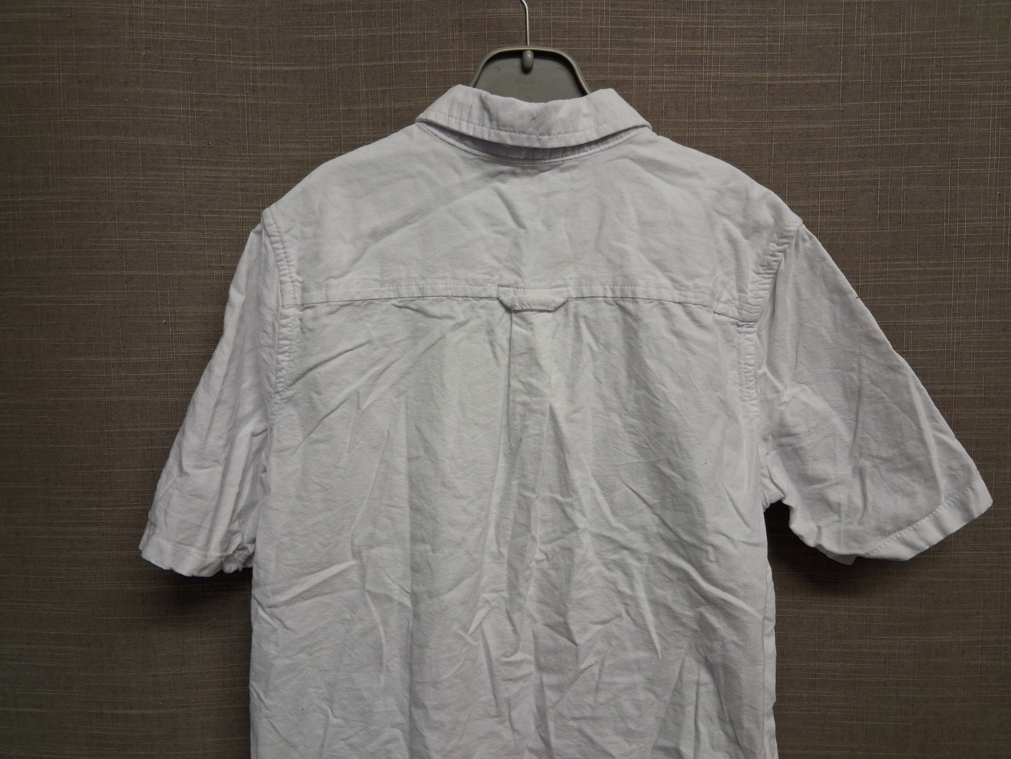 Marks & Spencer White Short Sleeve Shirt Button Through Age 7-8 Years