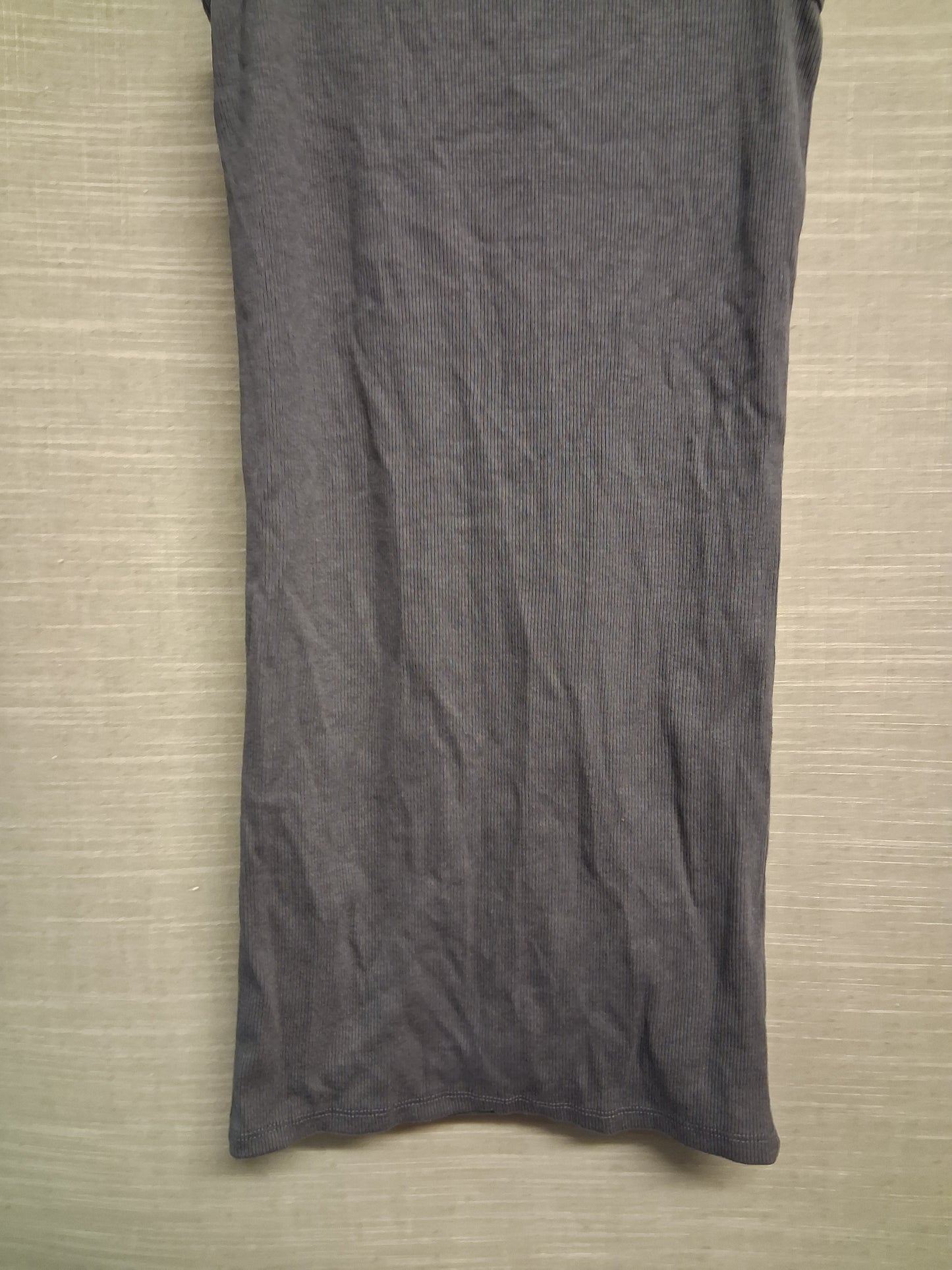 F&F Grey Jersey Ribbed Tank Vest Dress Age 9-10 Years