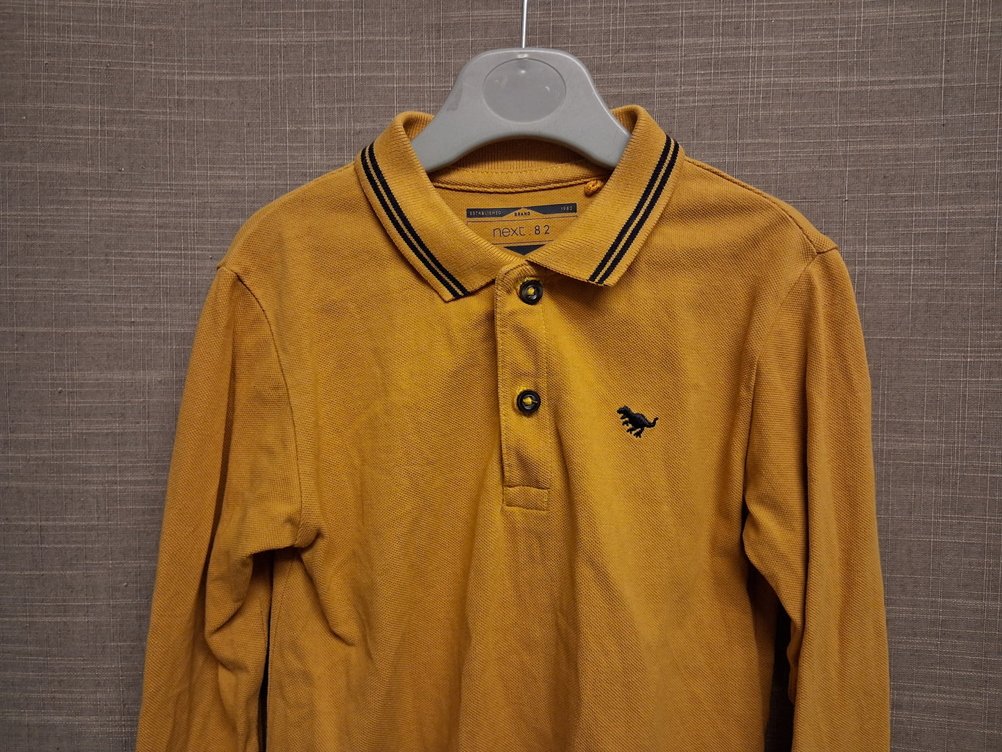 Next Mustard Long Sleeve Polo T-Shirt Age 4-5 Years