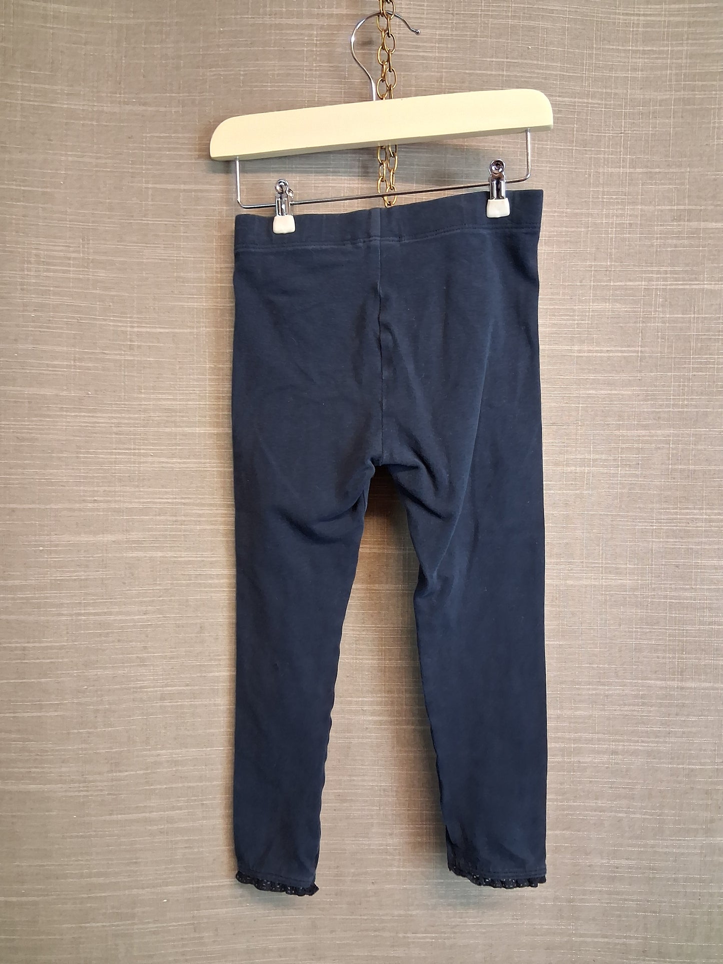 Next Girls Navy Leggings Age 3-4 Years