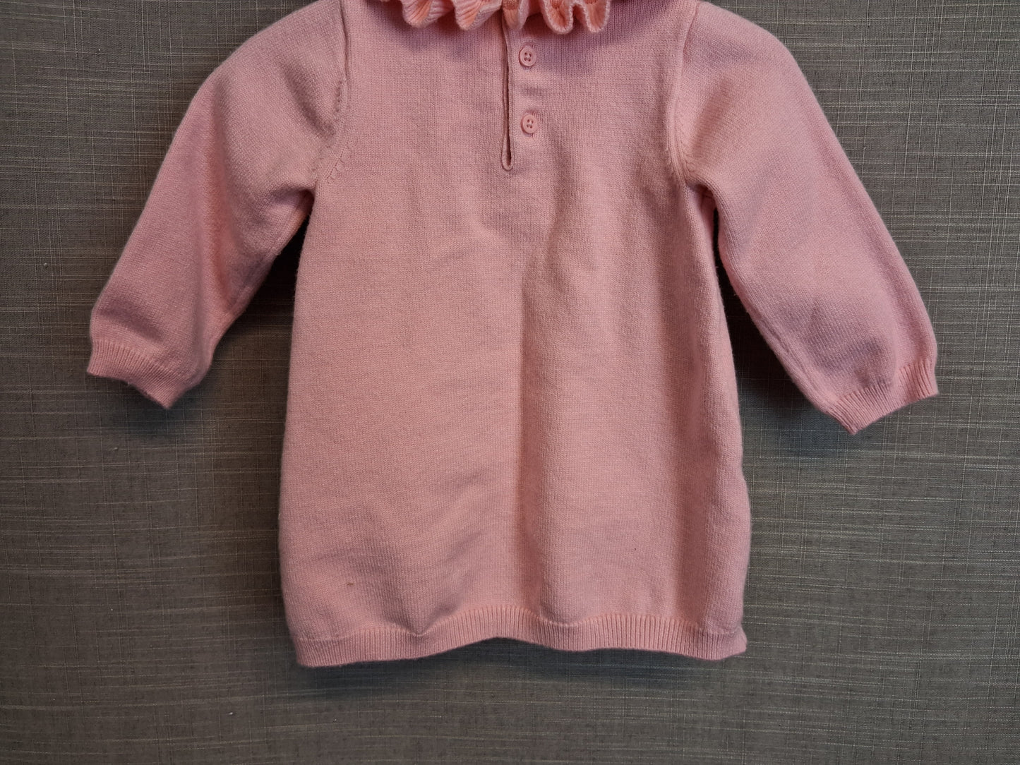 Nutmeg Girls Pink Bunny Jumper Dress Age 3-6 Months