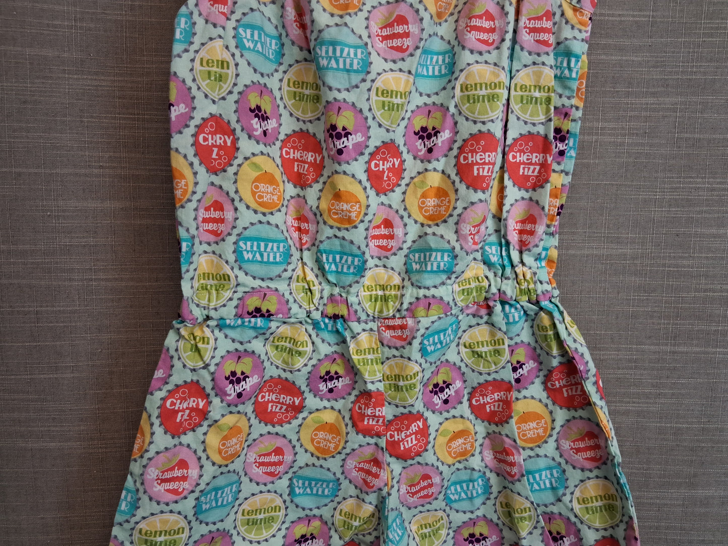 Girls Handmade Playsuit Multicolour Age 8-9 Years