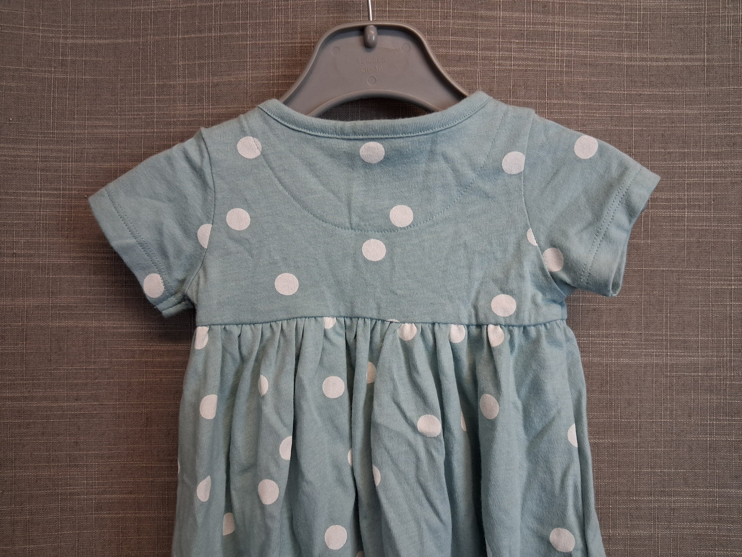 Marks and Spencer Girls Green Spotty Jersey Age 0-3 Months New