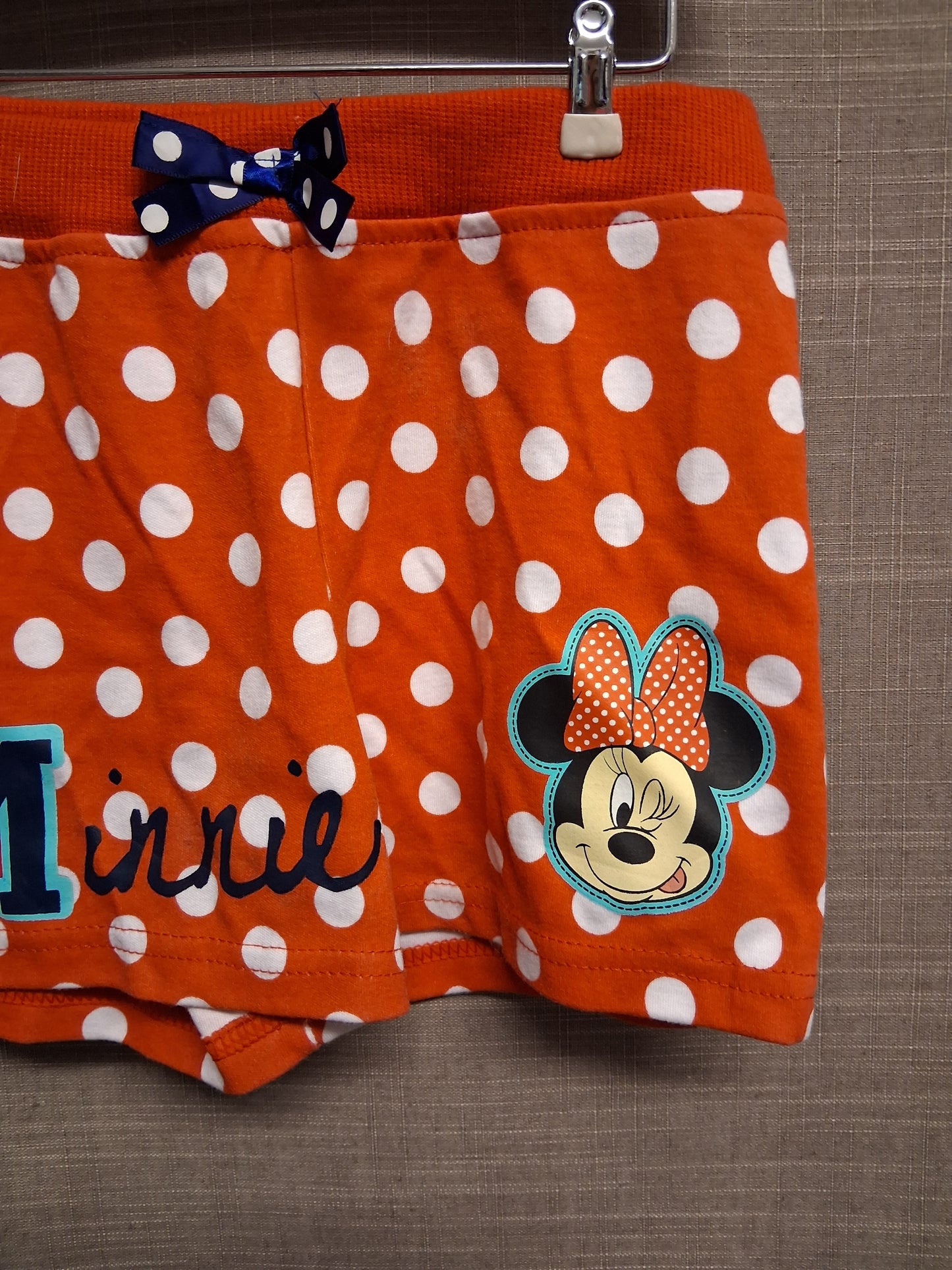 Studio Disney Minnie Mouse Red Spotty Jersey Shorts Age 5-6 Years