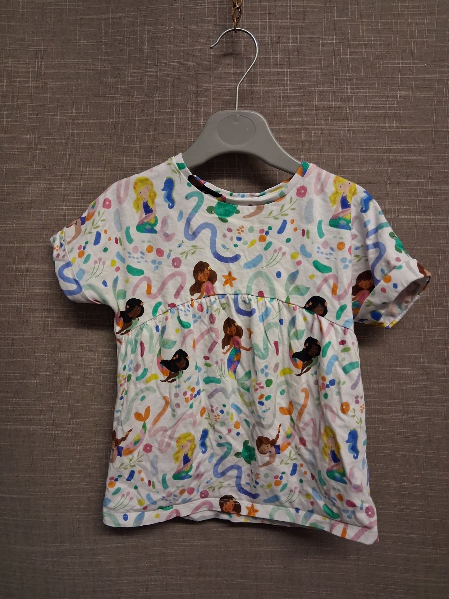 TU Girls Mermaid Short Sleeve T-Shirt Age 2-3 Years