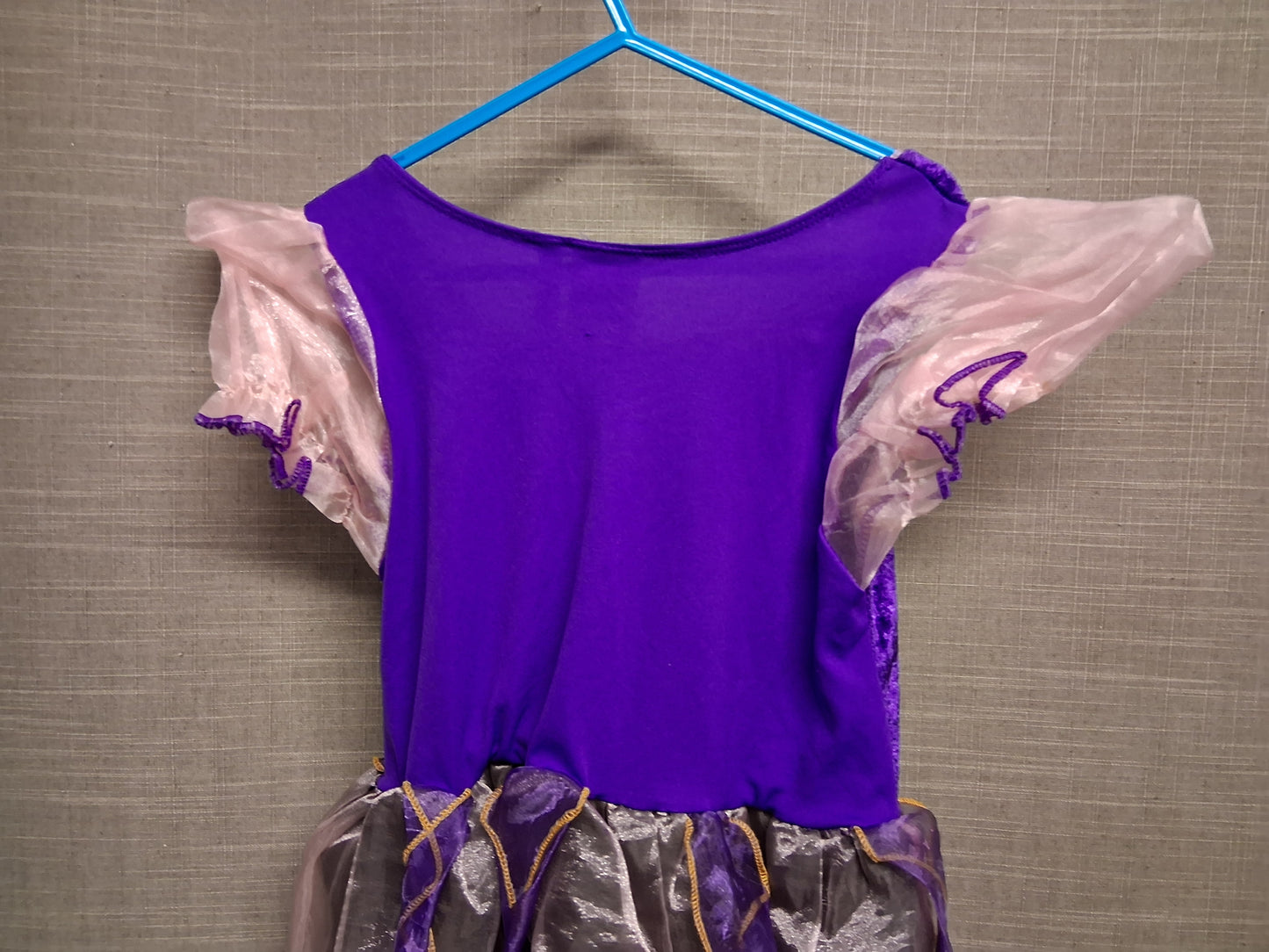 H&M Girls Halloween Witch Costume Purple and Black Age 6-8 Years