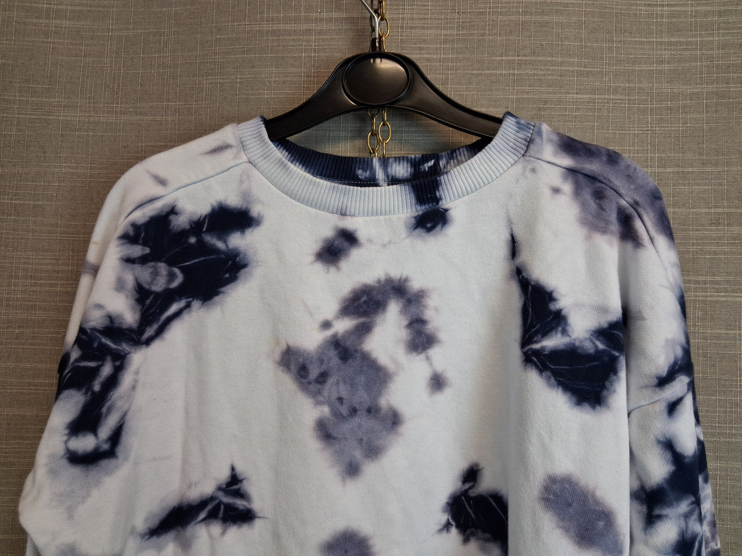 George Boys Black White Tie Dye Sweater Age 9-10 Years