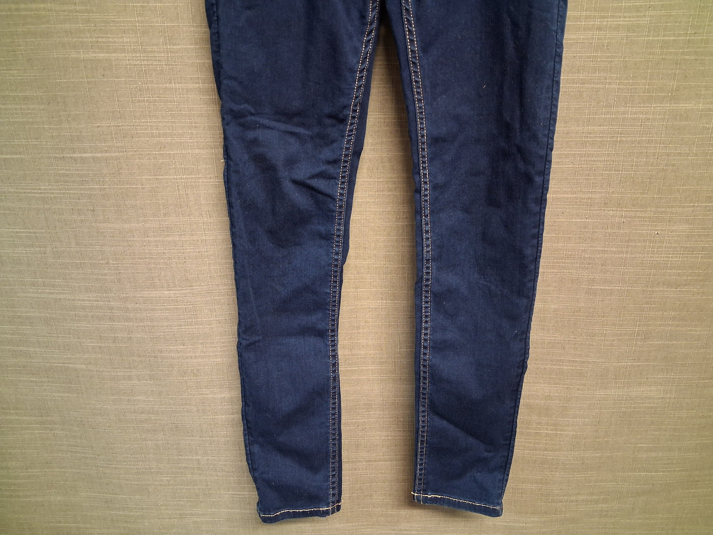 H&M Girls Blue Denim Jeggings Age 8-9 Years