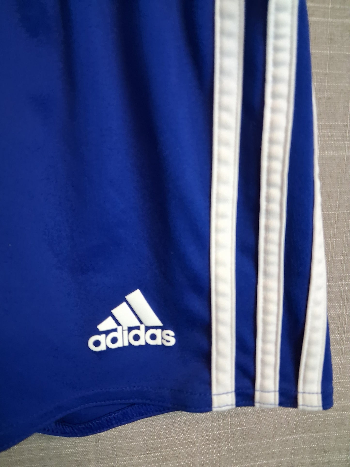 Adidas Boys Leeds United Football Shorts Blue Age 3-4 Years