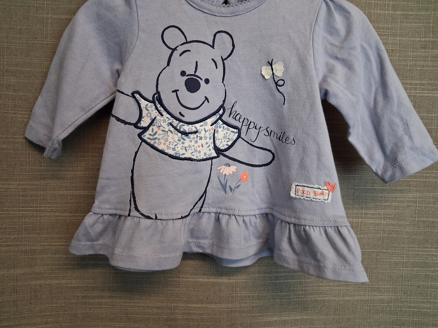 Disney Girls Winnie the Pooh Long Sleeve Top Lilac Age Tiny Baby
