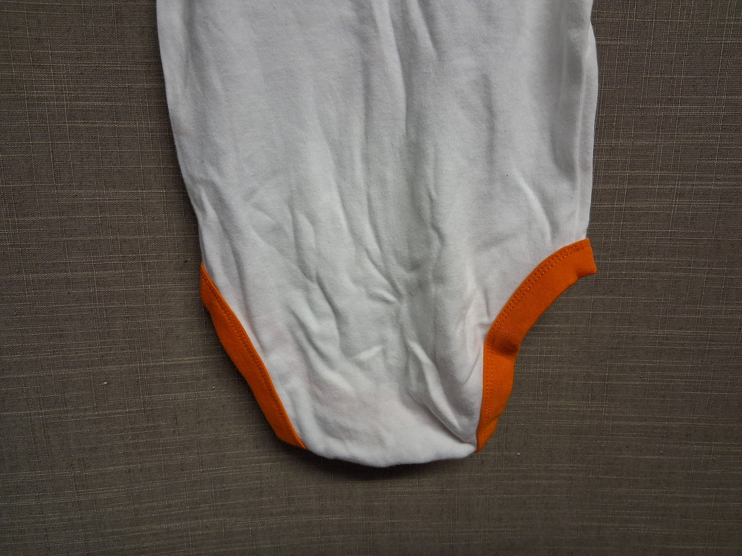 Hallowscream Boys White Short Sleeve Bodysuit Age 12-18 Months