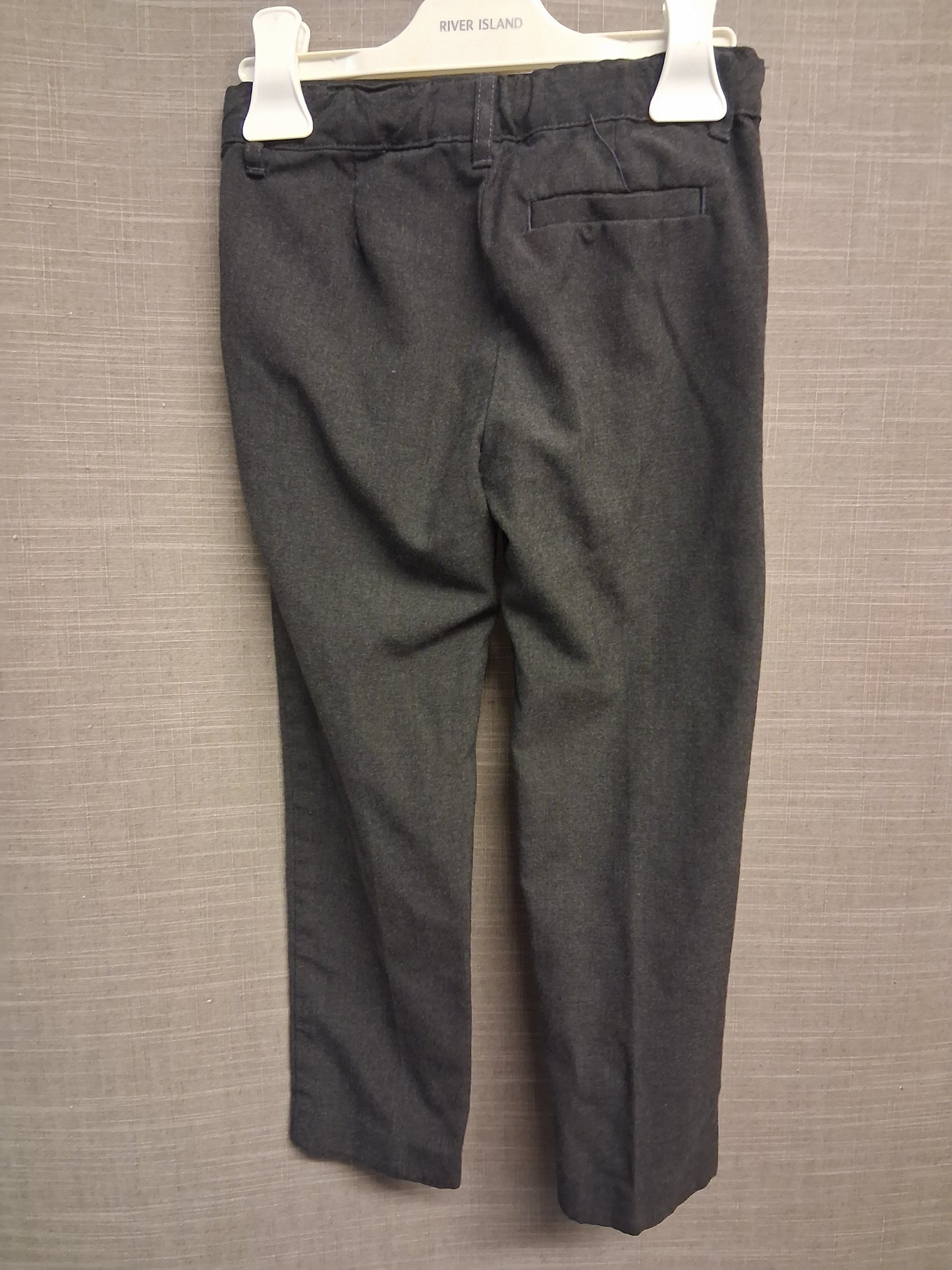F&F Boys Grey School Trousers Age 4-5 Years