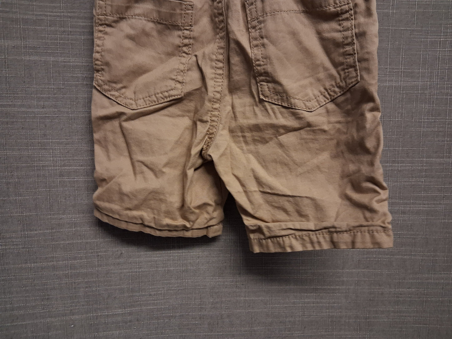 Nutmeg Boys Brown Shorts Elastic Waist Age 12-18 Months 100% Cotton