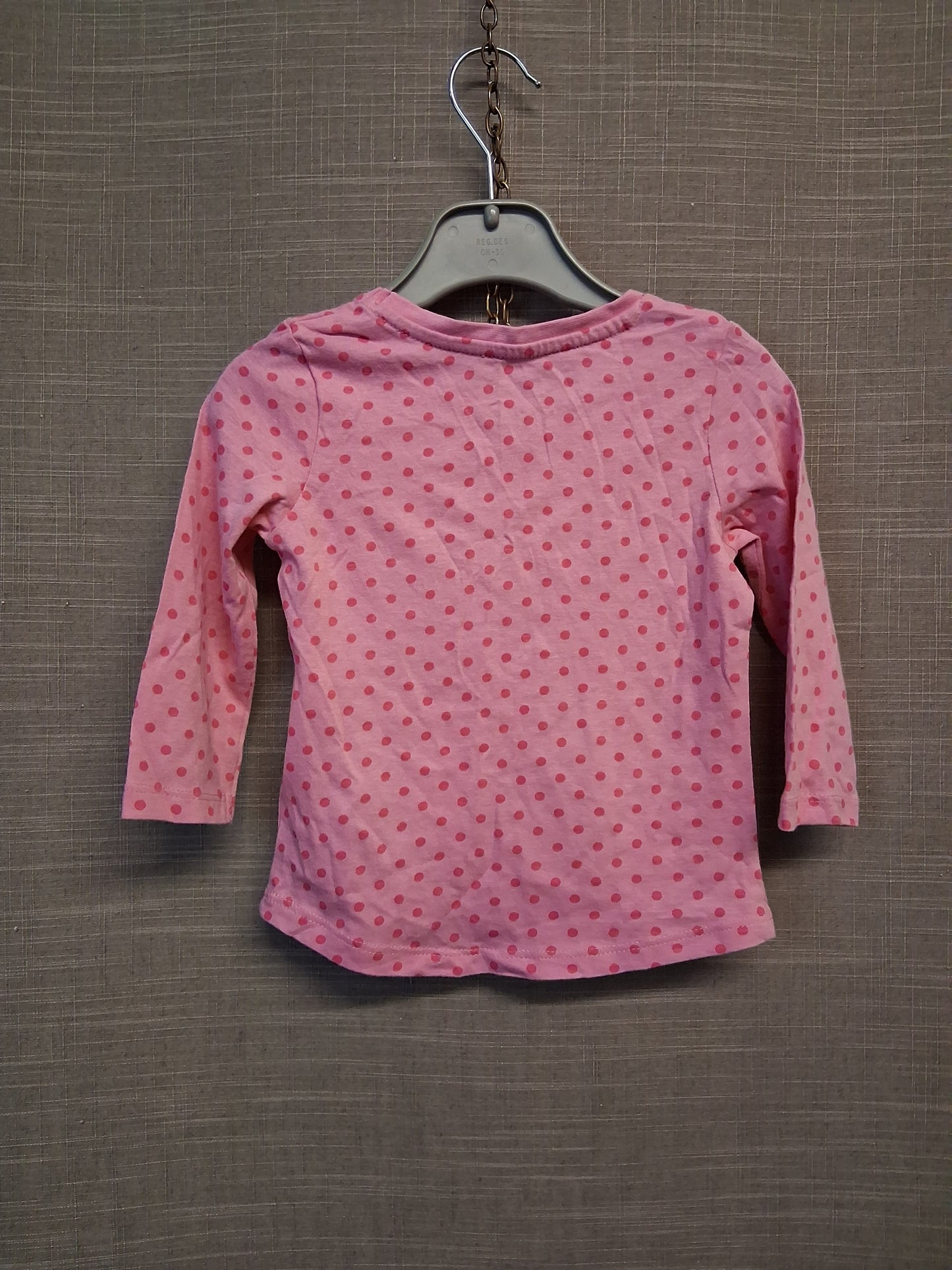 Matalan Girls Pink Long Sleeve T-Shirt "It's my Birthday" Age 9-12 Months