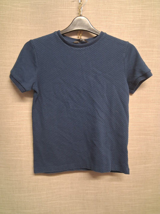 Next Navy Blue Short Sleeve T-Shirt Age 9 Years