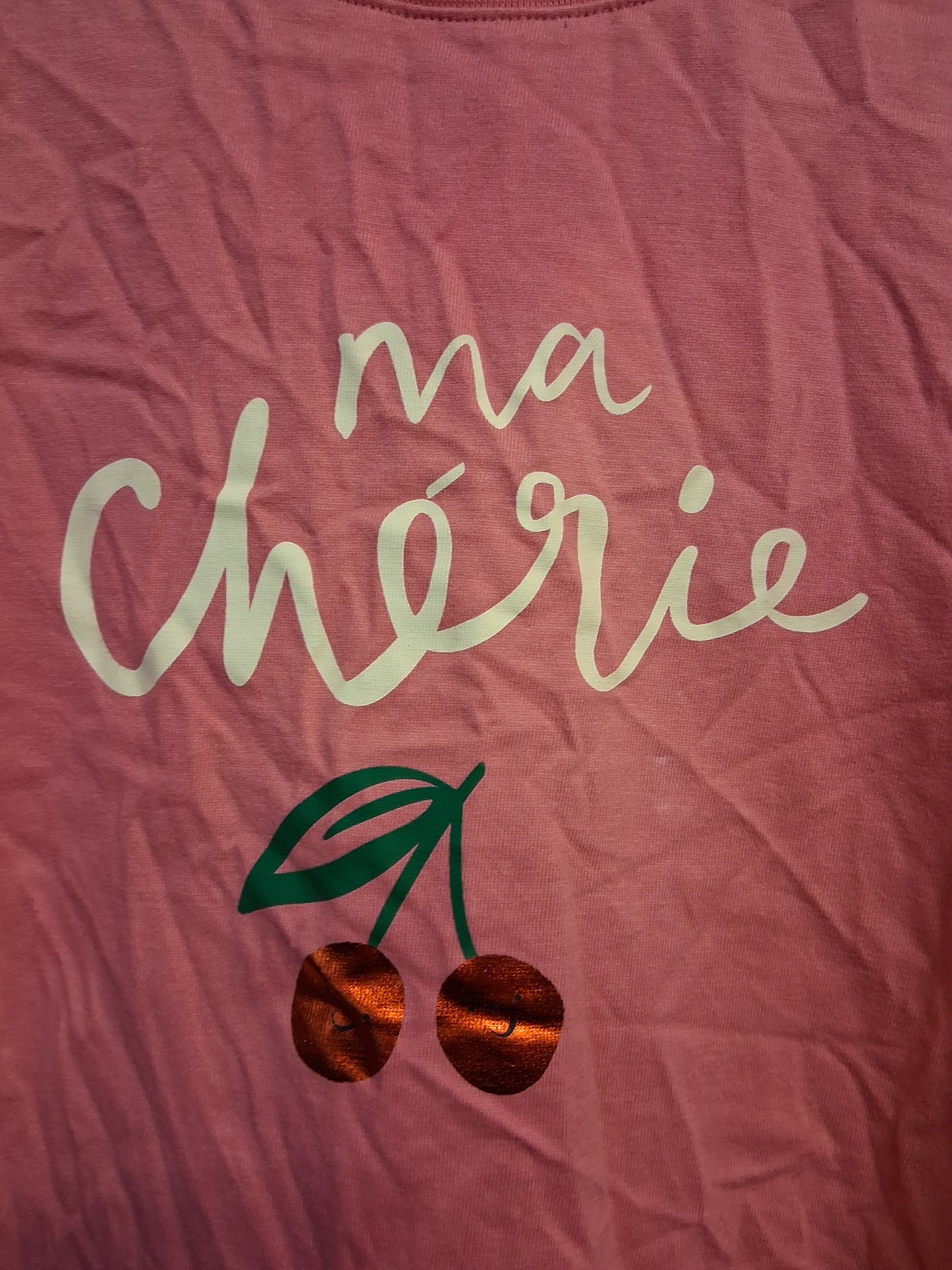 TU Pink Cherry T-Shirt Short Sleeve Age 6 Years New