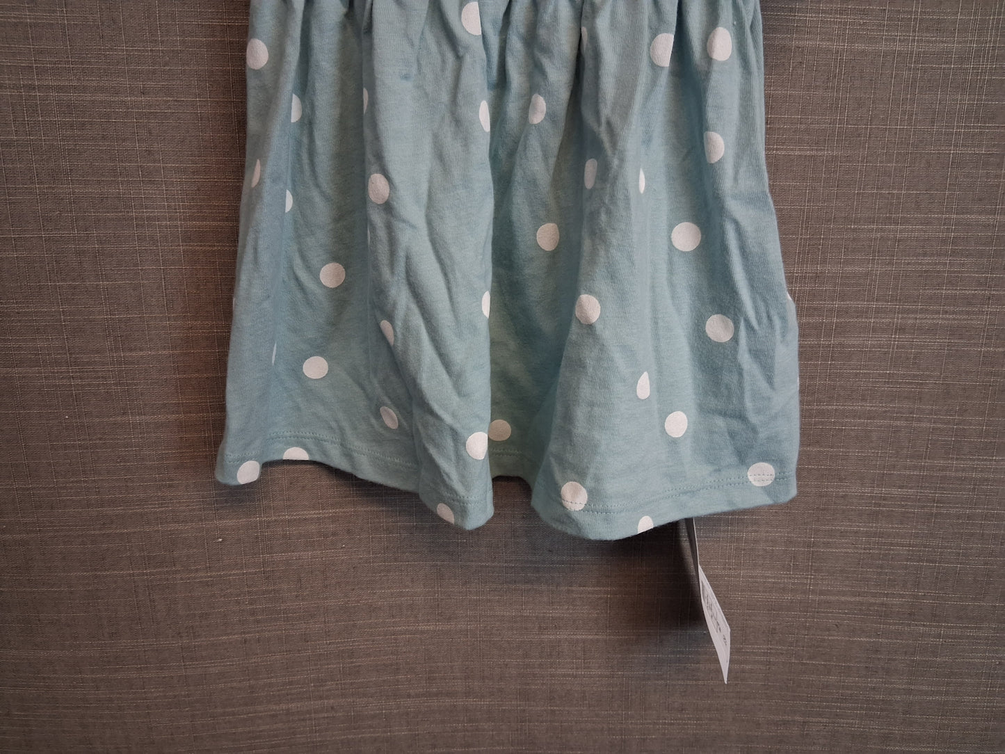 Marks and Spencer Girls Green Spotty Jersey Age 0-3 Months New