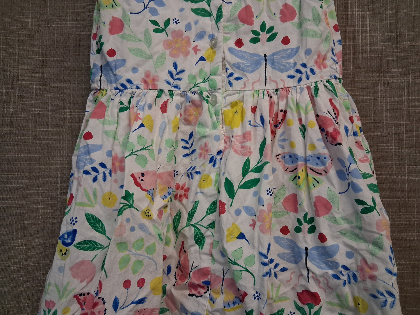 Nutmeg Girls Floral A Line Summer Dress Age 6-7 Years
