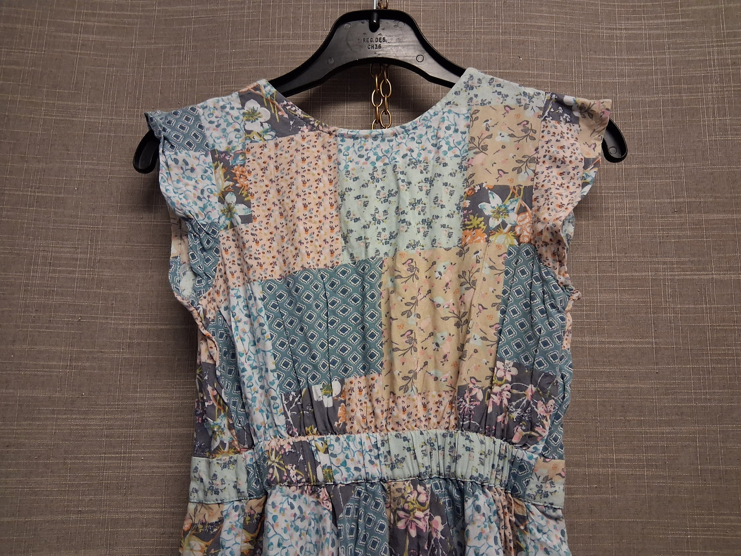 Next Girls Multicolour Floral Patchwork Playsuit Age 3 Years
