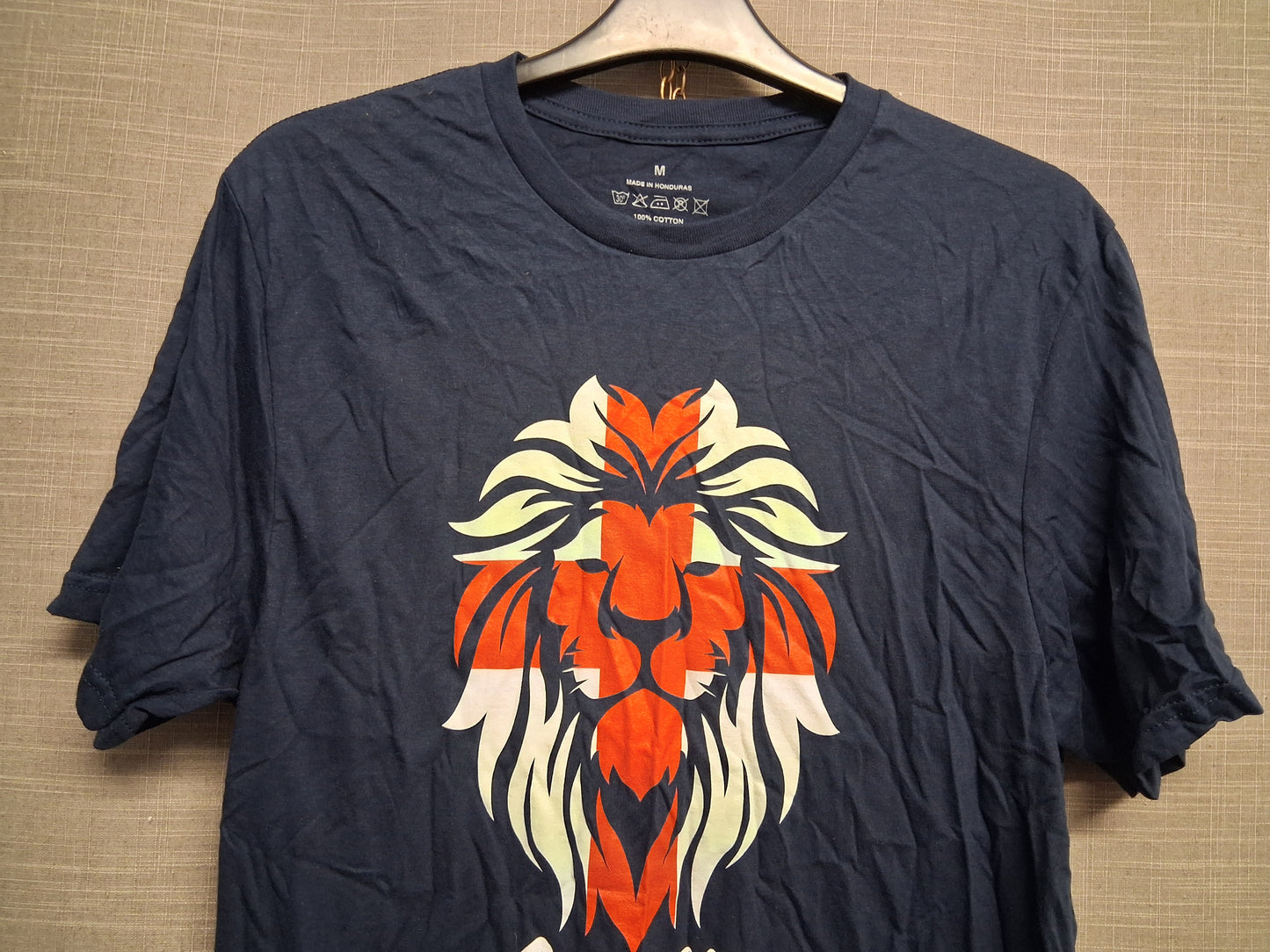 Boys Unbranded "Come on England" Short Sleeve T-Shirt Age 15-16 Years Size M