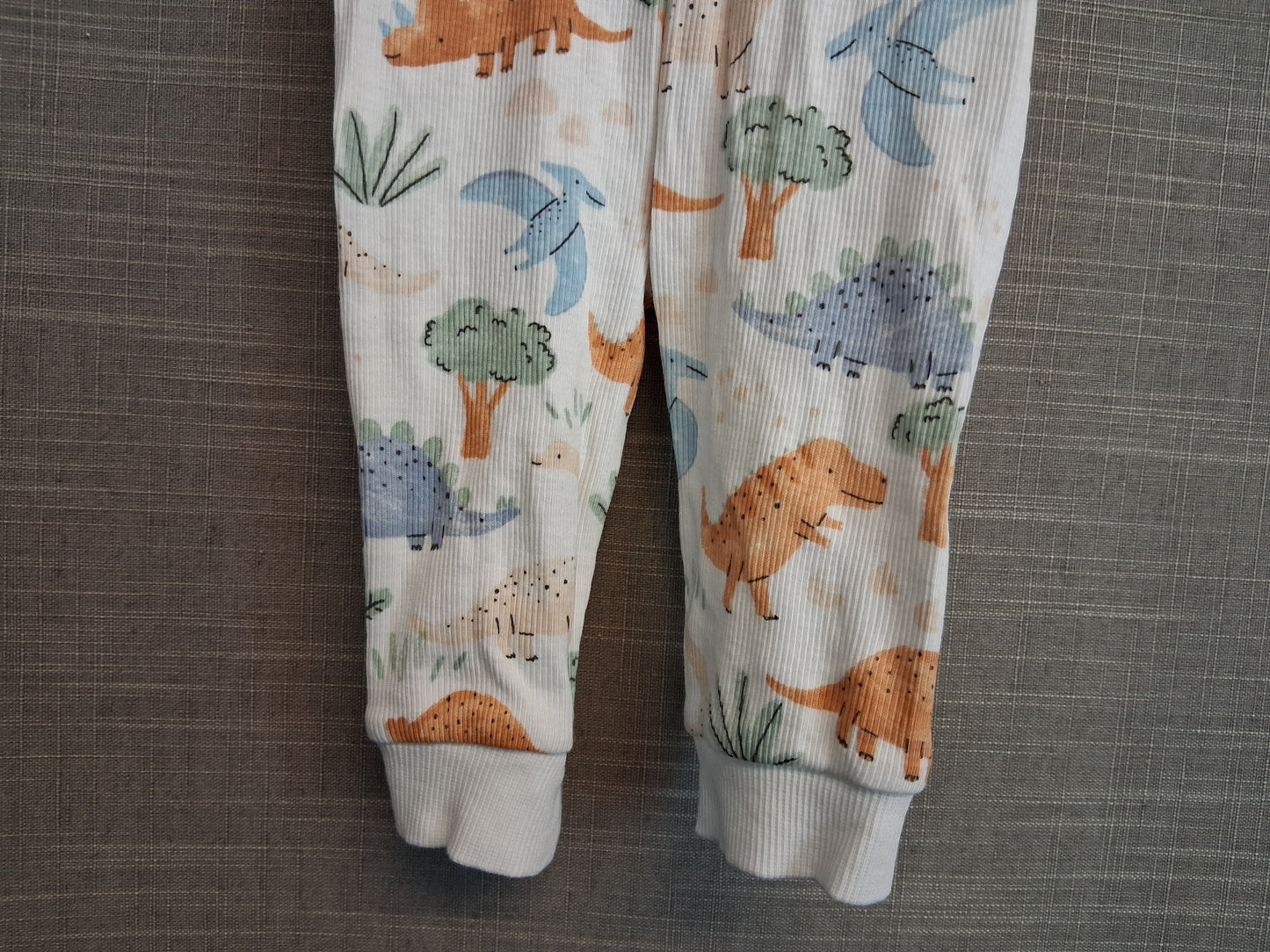 TU Boys Dinosaur Theme Joggers Age 3-6 Months Multicolour