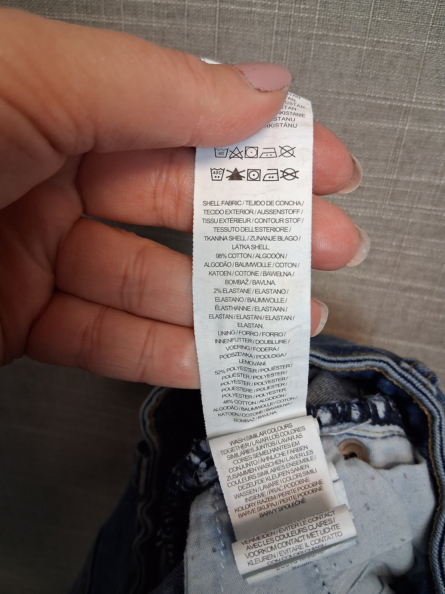 Primark Boys Blue Denim Jeans Age 5-6 Years