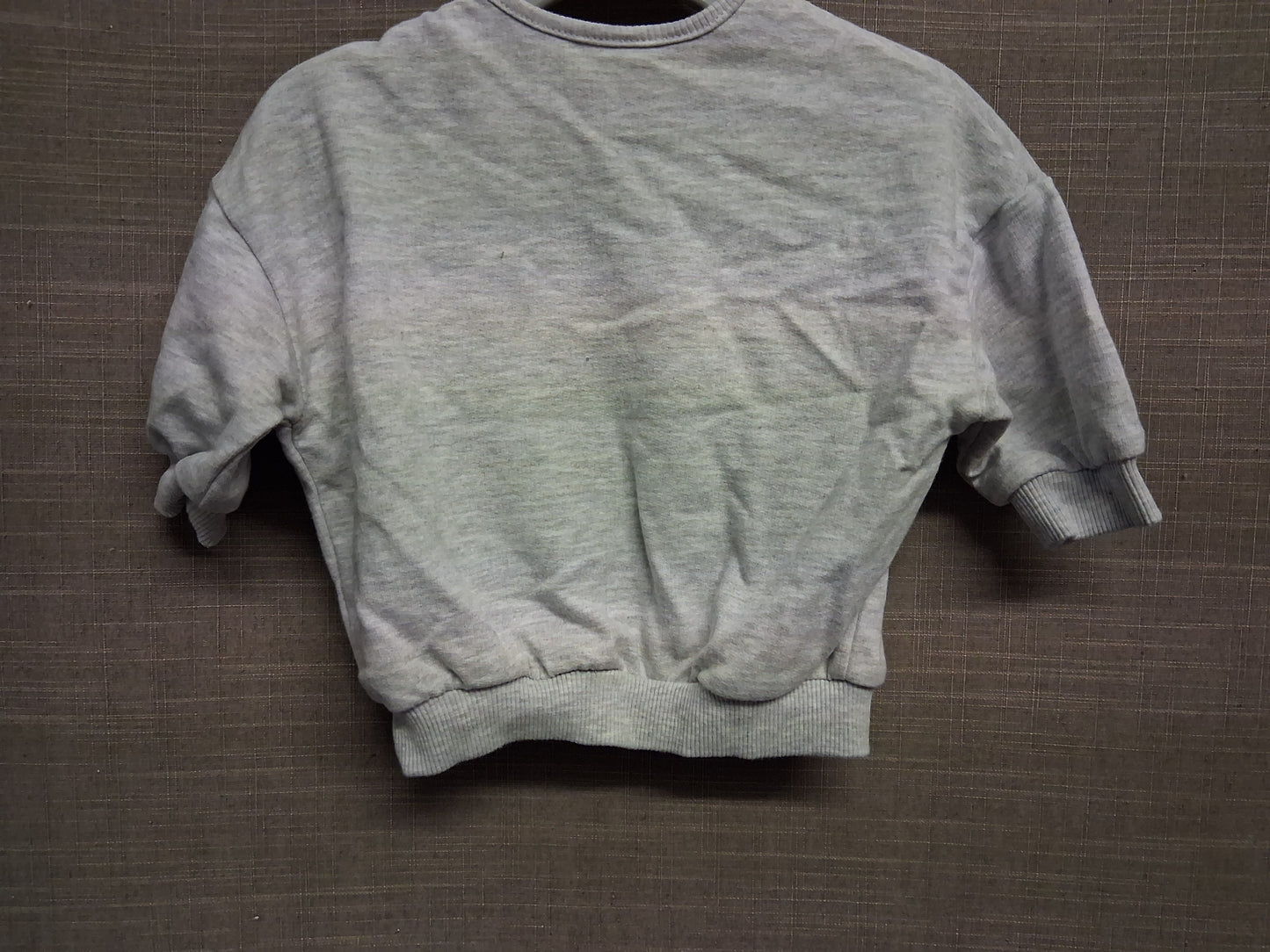 George Boys Halloween Disney  Stitch Grey Sweater Age 0-3 Months