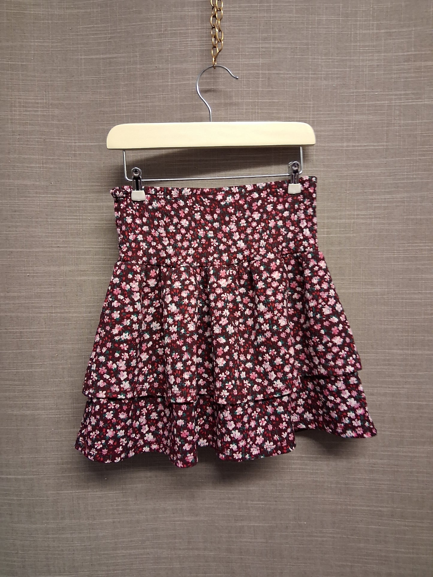 Zara Purple Floral Skorts Elastic Waist Age 8 Years