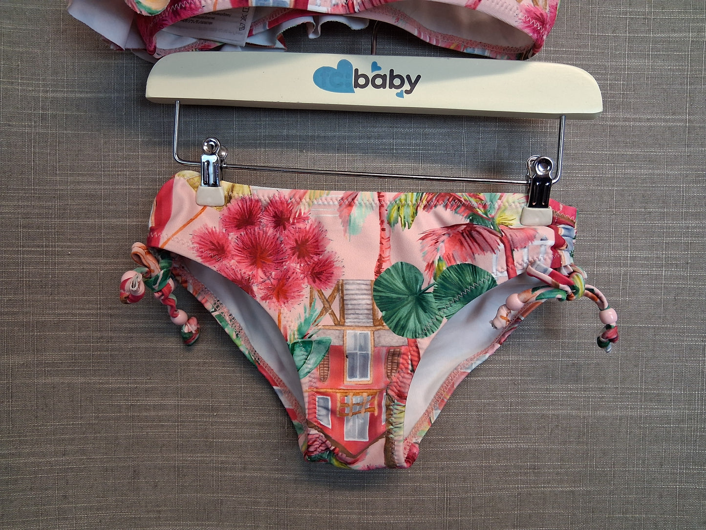 Mayoral Girls Pink Floral Bikini Set Age 5 Years